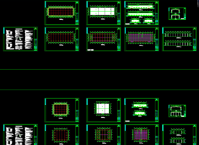 乐平钢结构厂房图纸