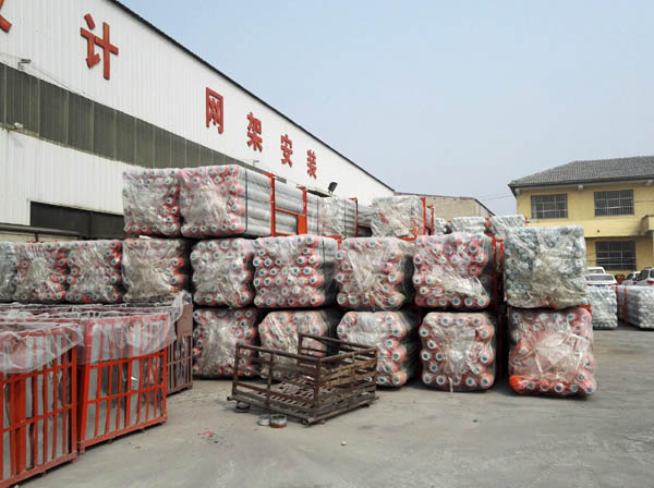 乐平网架成品待发