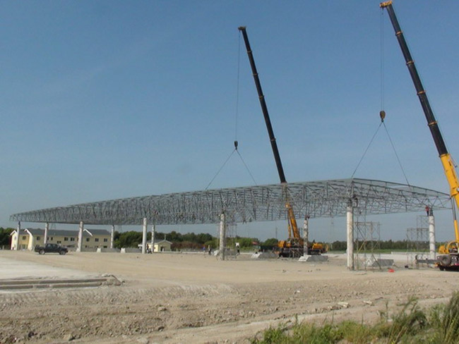 乐平收费站网架工程