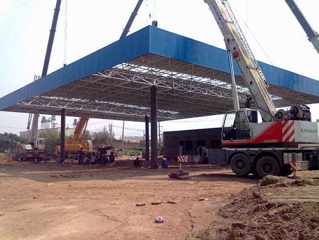 乐平加气站网架工程